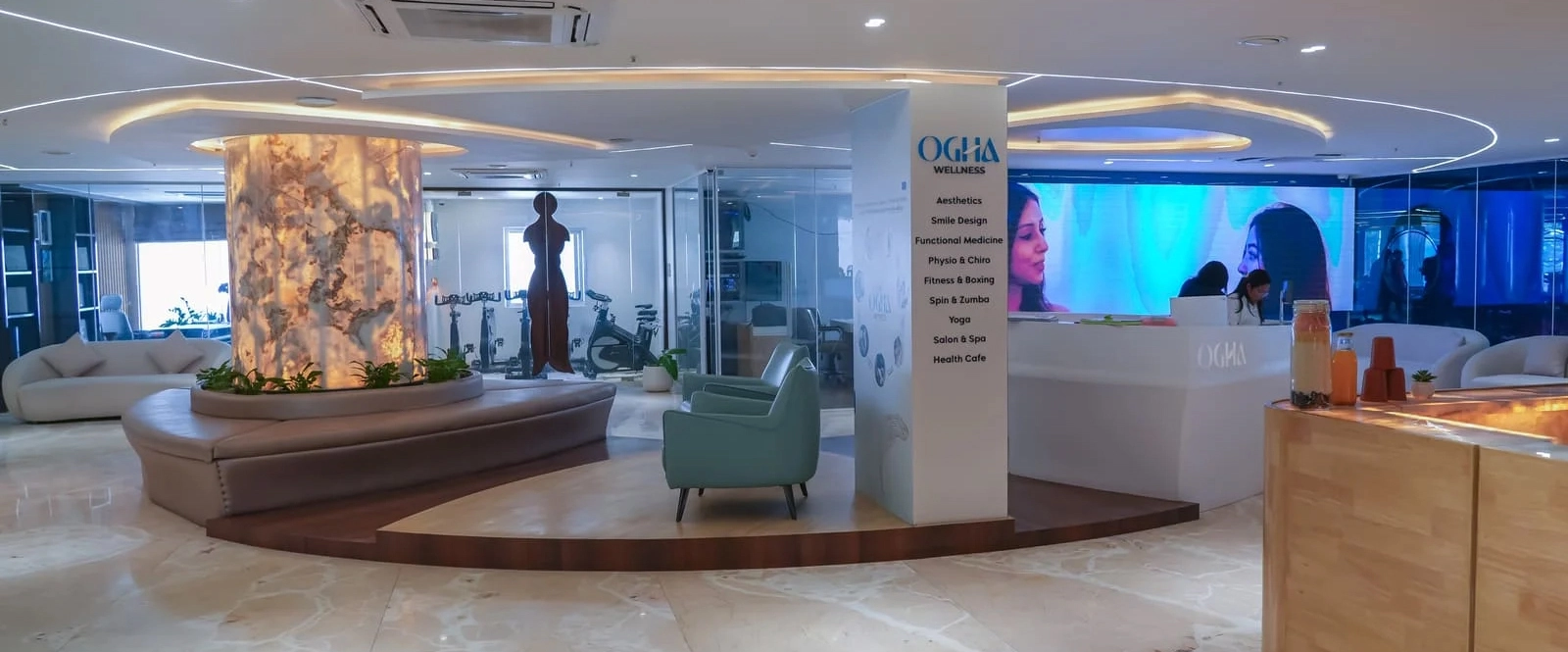 Modern office teamwork